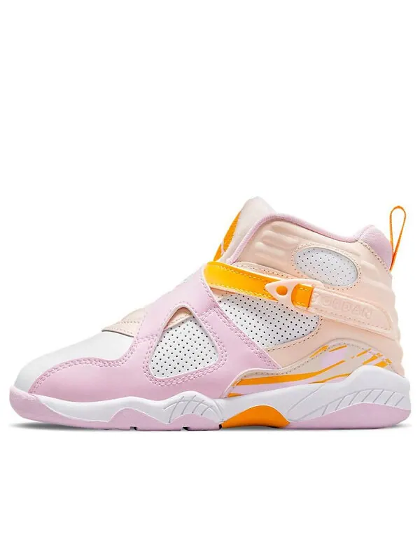 Кроссовки 8 ретро Air Jordan — изображение 1 из 4, белый/розовый/оранжевый
