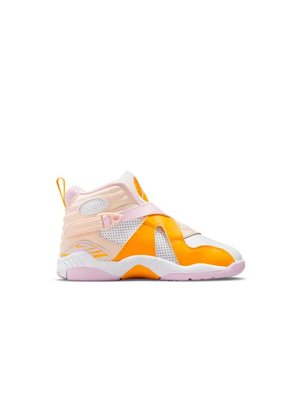 Кроссовки 8 ретро Air Jordan — изображение 2 из 4, белый/розовый/оранжевый