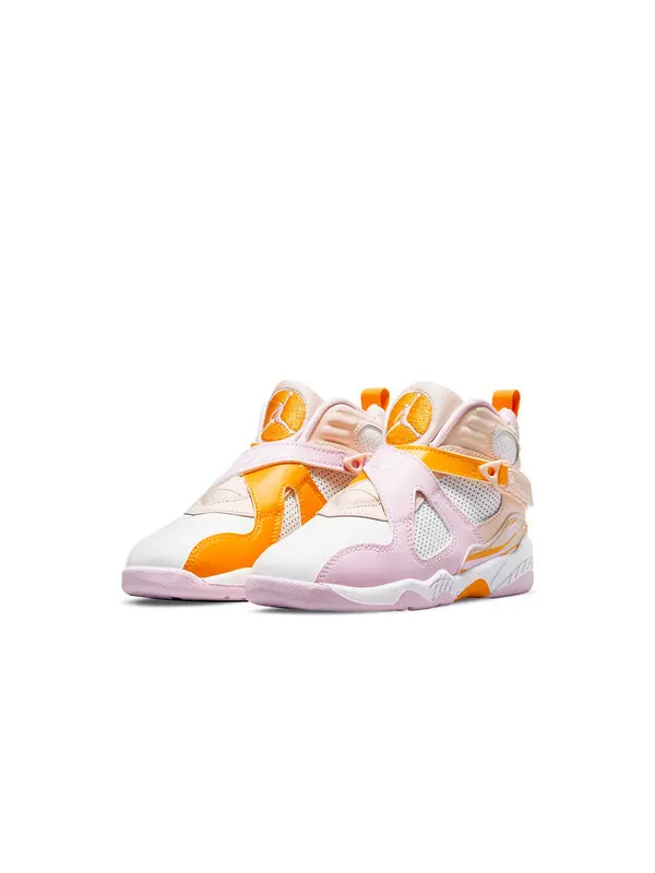 Кроссовки 8 ретро Air Jordan — изображение 3 из 4, белый/розовый/оранжевый