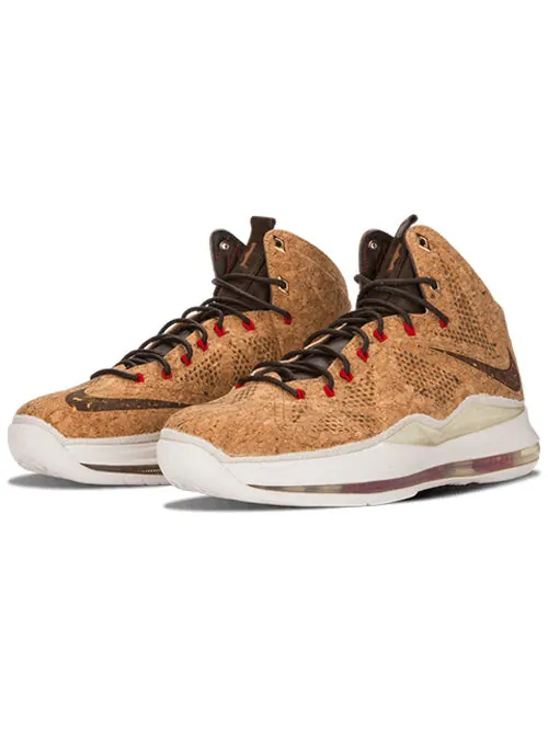 Кроссовки lebron 10 ext qs Nike — изображение 2 из 4, коричневый/коричневый