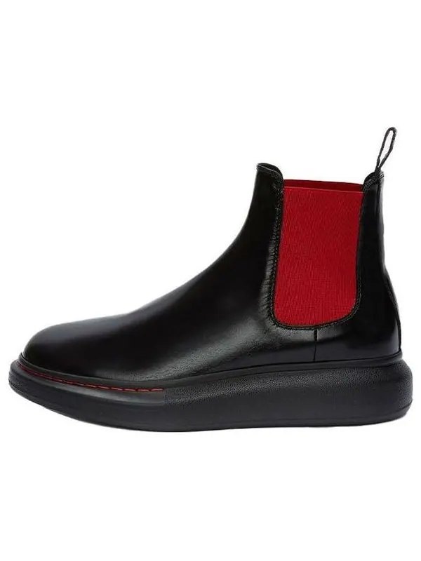 Кроссовки hybrid chelsea boot 'black red' Alexander Mcqueen — изображение 1 из 4, черный/красный