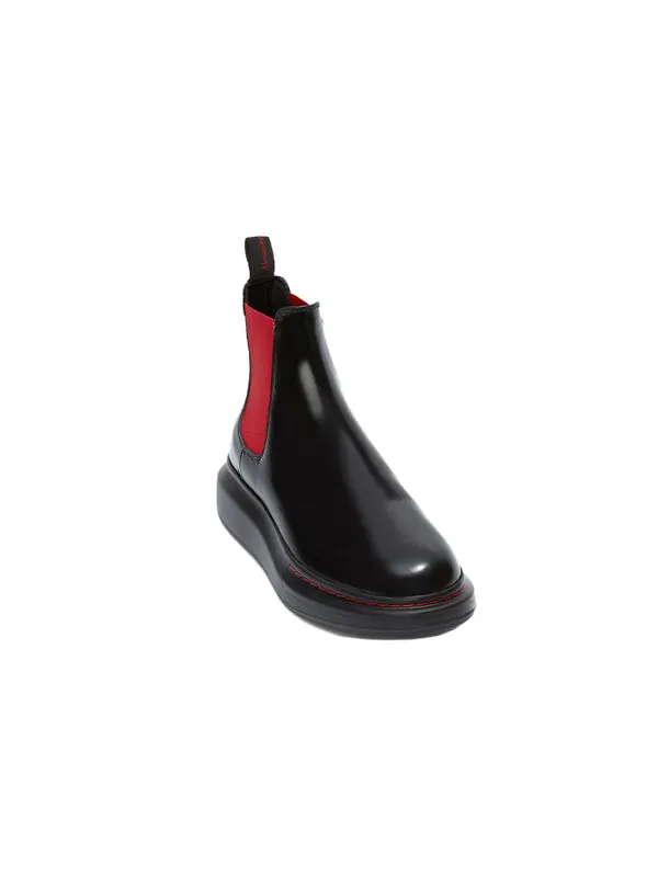 Кроссовки hybrid chelsea boot 'black red' Alexander Mcqueen — изображение 4 из 4, черный/красный