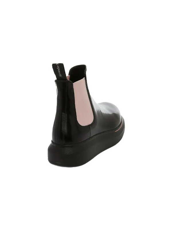 Кроссовки hybrid chelsea boot 'black sugar pink' Alexander Mcqueen — изображение 4 из 4, черный/розовый