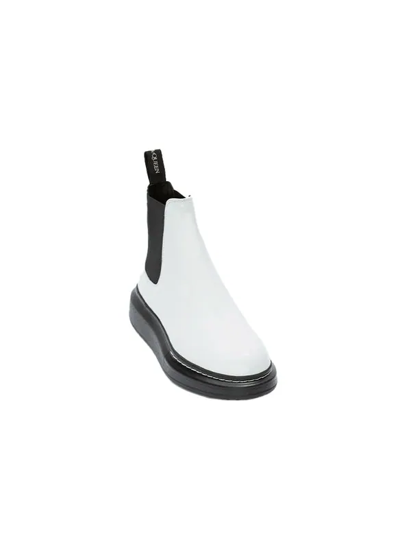 Кроссовки hybrid chelsea boot 'black white' Alexander Mcqueen — изображение 3 из 4, черный/белый