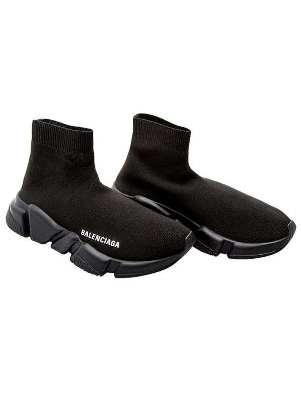 Кроссовки speed recycled sneaker 'black' Balenciaga — изображение 2 из 3, черный