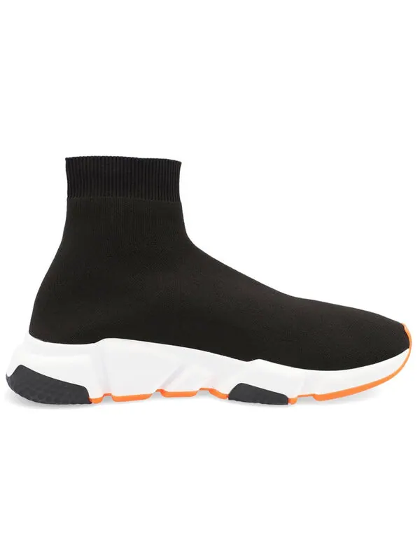 Кроссовки speed sneaker 'black fluo orange' Balenciaga — изображение 2 из 4, черный/оранжевый
