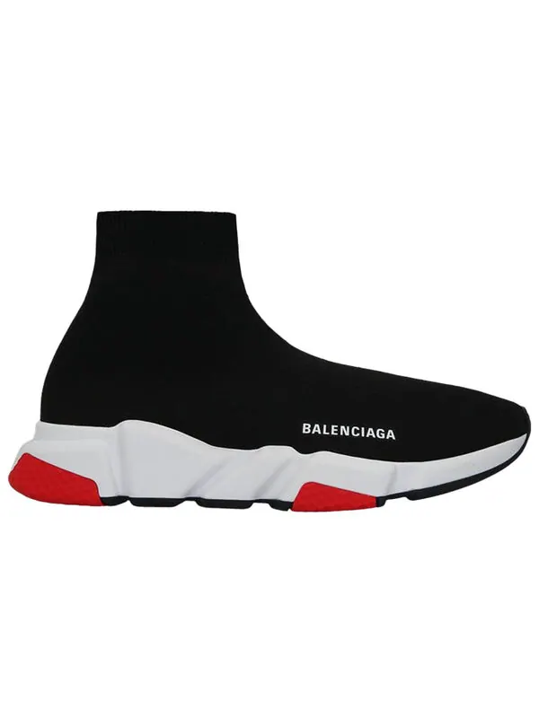 Кроссовки speed sneaker 'black red' Balenciaga — изображение 2 из 4, красный