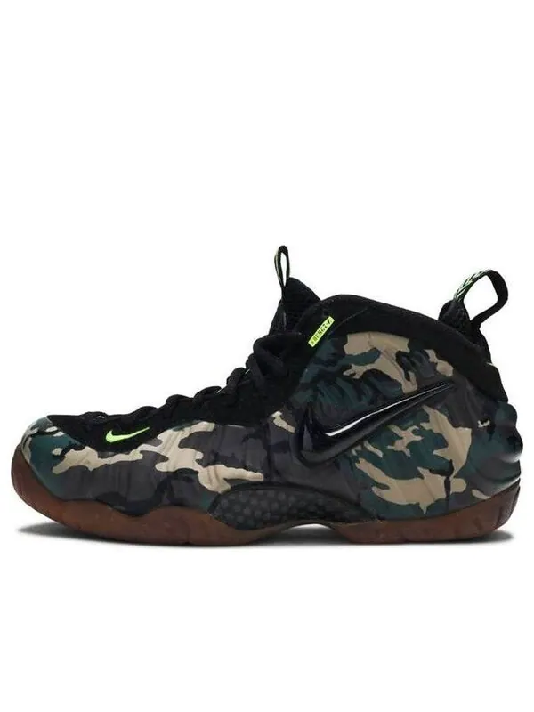 Кроссовки air foamposite pro prm le 'green camo' Nike — изображение 1 из 4, черный