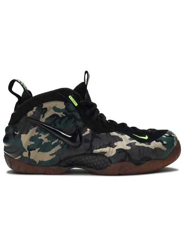 Кроссовки air foamposite pro prm le 'green camo' Nike — изображение 2 из 4, черный