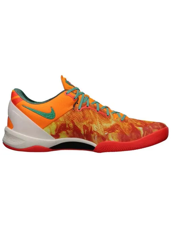 Кроссовки kobe 8 system Nike — изображение 2 из 4, зеленый/красный