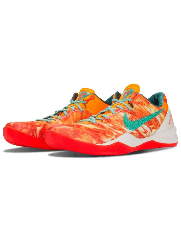 Кроссовки kobe 8 system gc Nike — изображение 2 из 4, зеленый/красный