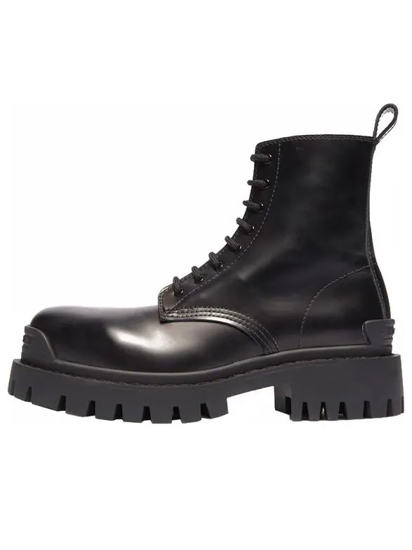 Ботинки (WMNS) Balenciaga Strike Lace-Up Boot 'Black' 590974WA9601000 — изображение 1 из 4, черный