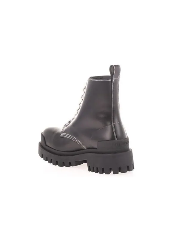 Кроссовки strike lace up boots 'black' Balenciaga — изображение 4 из 4, черный/белый