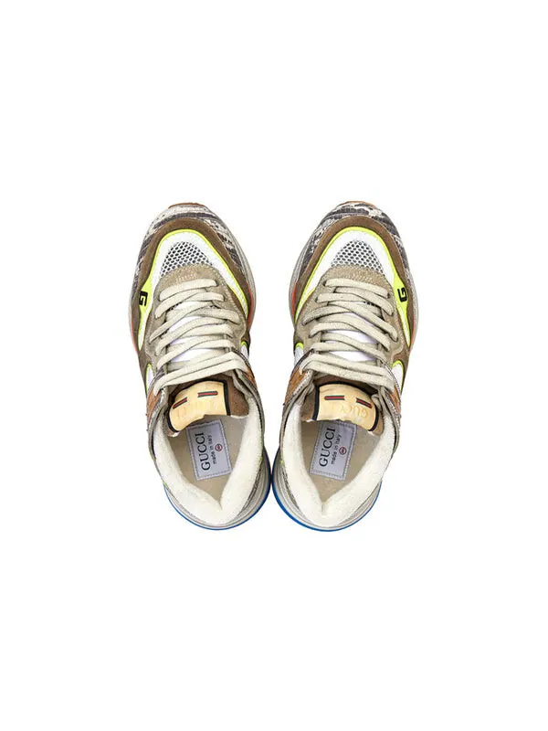 Кроссовки ultrapace 'rock tejus printed' Gucci — изображение 4 из 4, коричневый