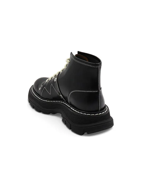 Кроссовки tread lace up boot 'black silver' Alexander Mcqueen — изображение 4 из 4, черный/серебристый