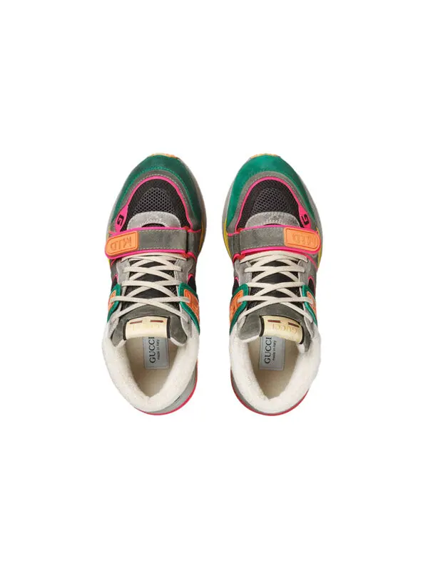 Кроссовки ultrapace mid 'green teal' Gucci — изображение 3 из 4, зеленый