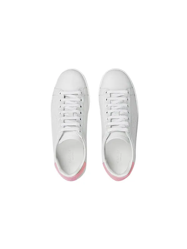 Кроссовки ace 'interlocking g - white pink' Gucci — изображение 4 из 4, белый