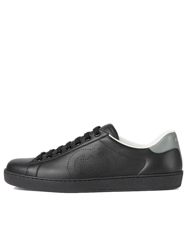 Кроссовки ace 'black gg' Gucci — изображение 1 из 4, черный