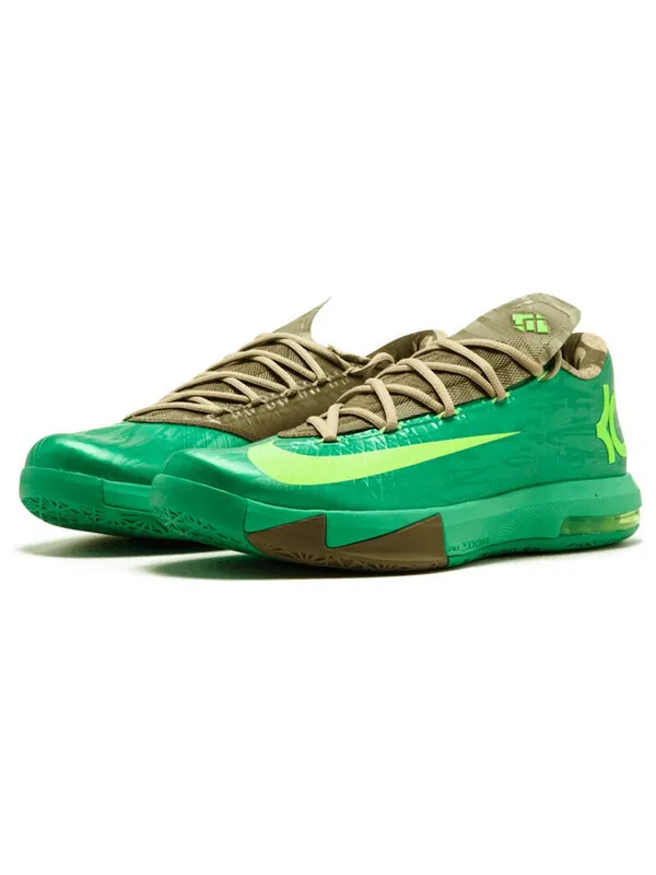 Кроссовки кд 6 Nike — изображение 3 из 4, зеленый