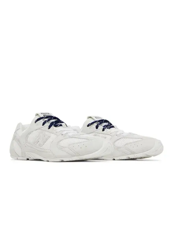 Кроссовки 530 x miu miu замшевая сетка New Balance — изображение 4 из 4, белый