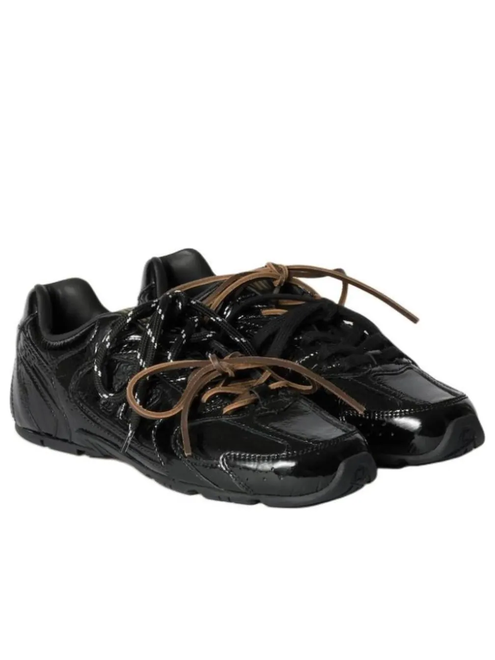 (WMNS) New Balance x Miu Miu 530 SL 'Black Patent' — изображение 2 из 3, черный