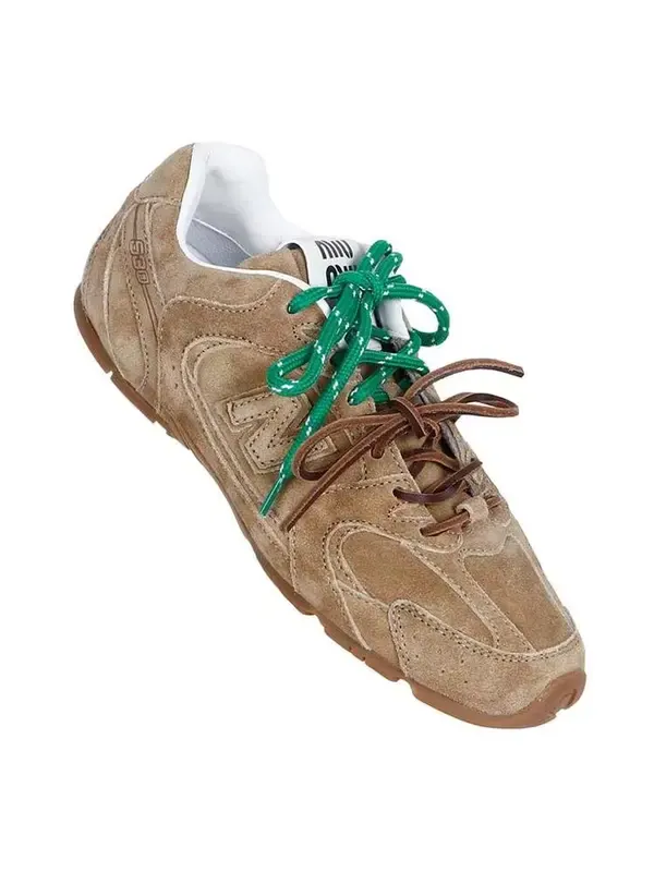 Кроссовки 530 x miu miu suede mesh 'ecru' New Balance — изображение 2 из 5, экру