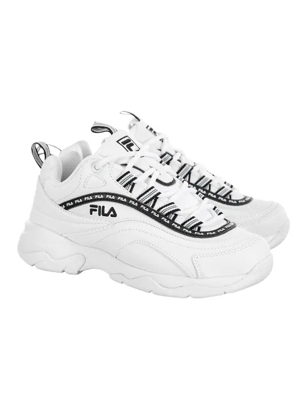 Кроссовки 'white black' Fila — изображение 2 из 4, белый/черный/белый