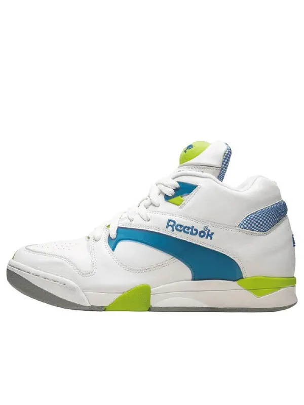 Кроссовки court victory pump uni 'white green citron' Reebok — изображение 1 из 1, белый