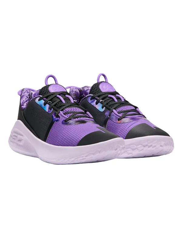 Кроссовки curry 6 flotro 'tour' Under Armour — изображение 3 из 4, черный/фиолетовый