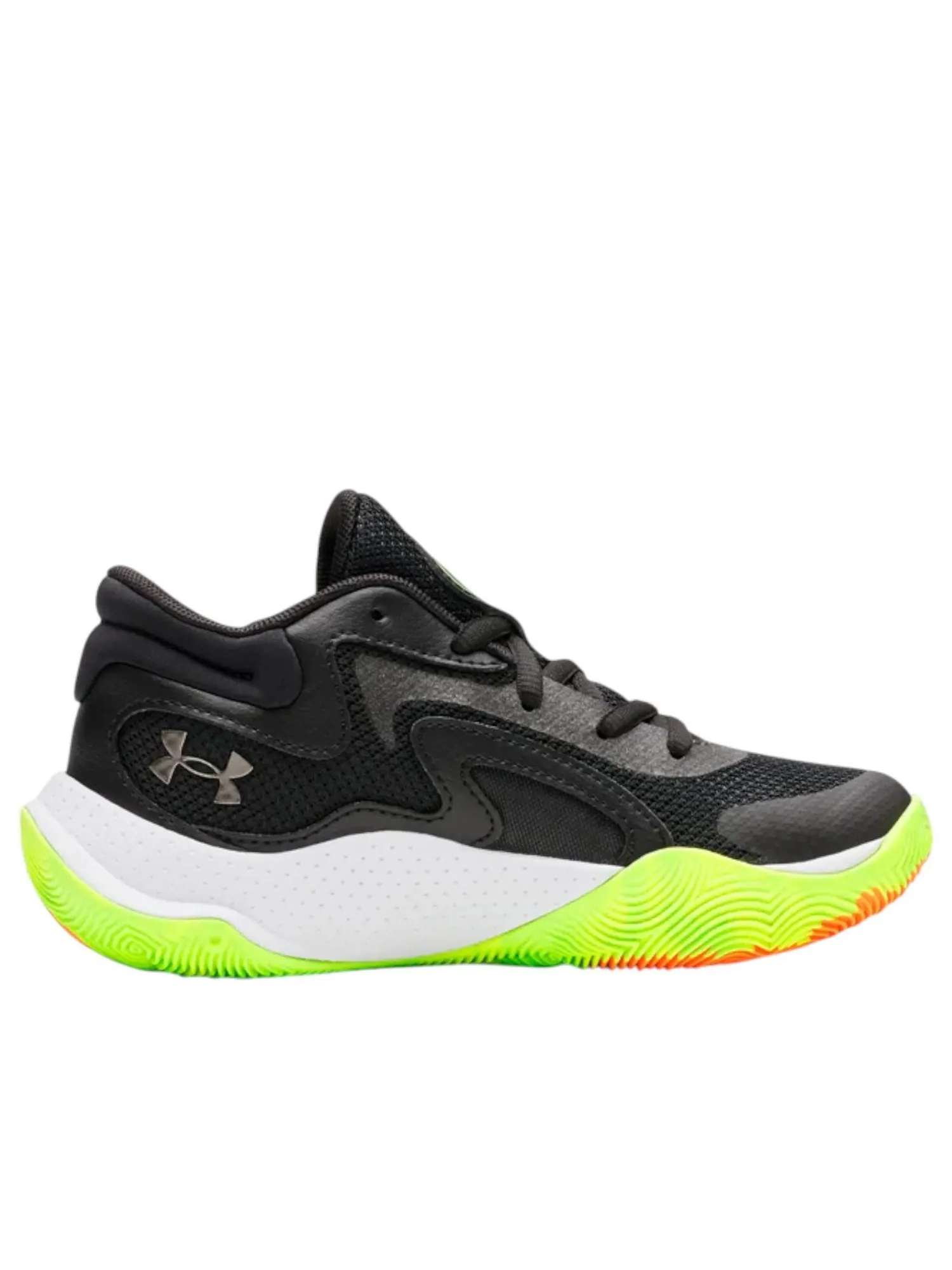 (PS) Under Armour Jet '25 'Metallic Black Hyper Green' — изображение 2 из 5, металлик черный/зеленый