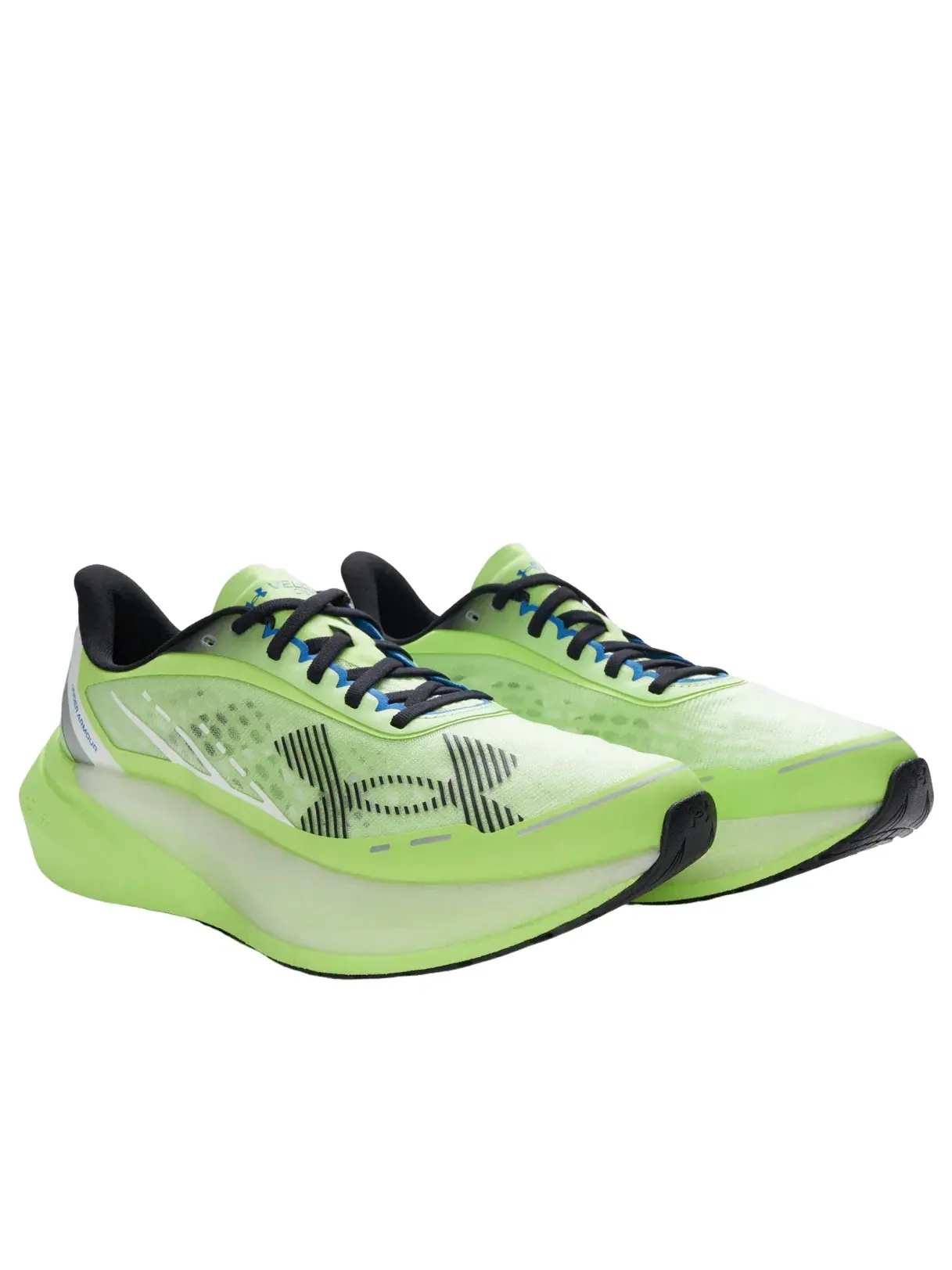 Кроссовки Under Armour Velociti Distance 'Lumos Lime Distant Gray Black' 6006030-712 — изображение 2 из 5, зеленый