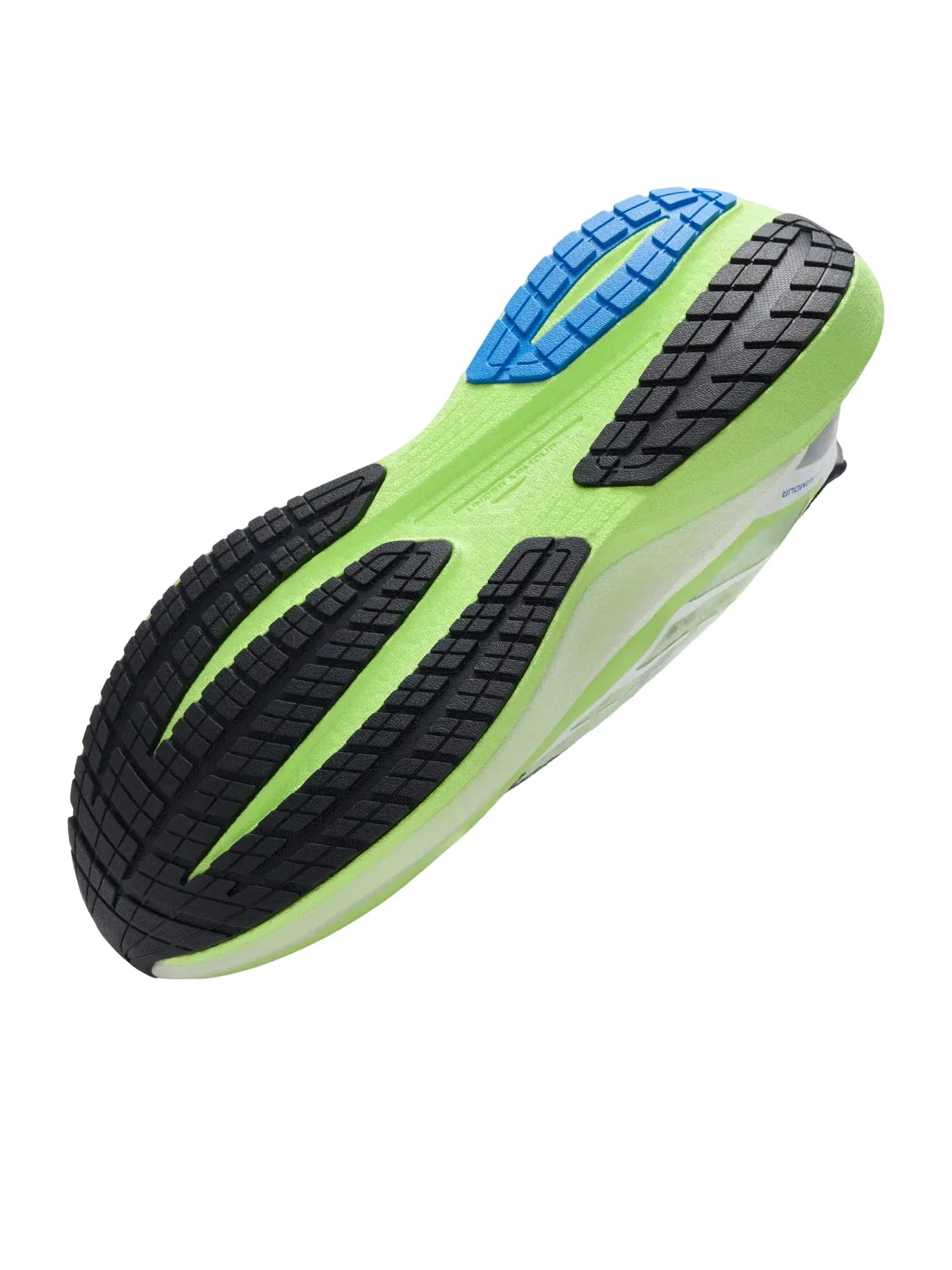 Кроссовки Under Armour Velociti Distance 'Lumos Lime Distant Gray Black' 6006030-712 — изображение 4 из 5, зеленый