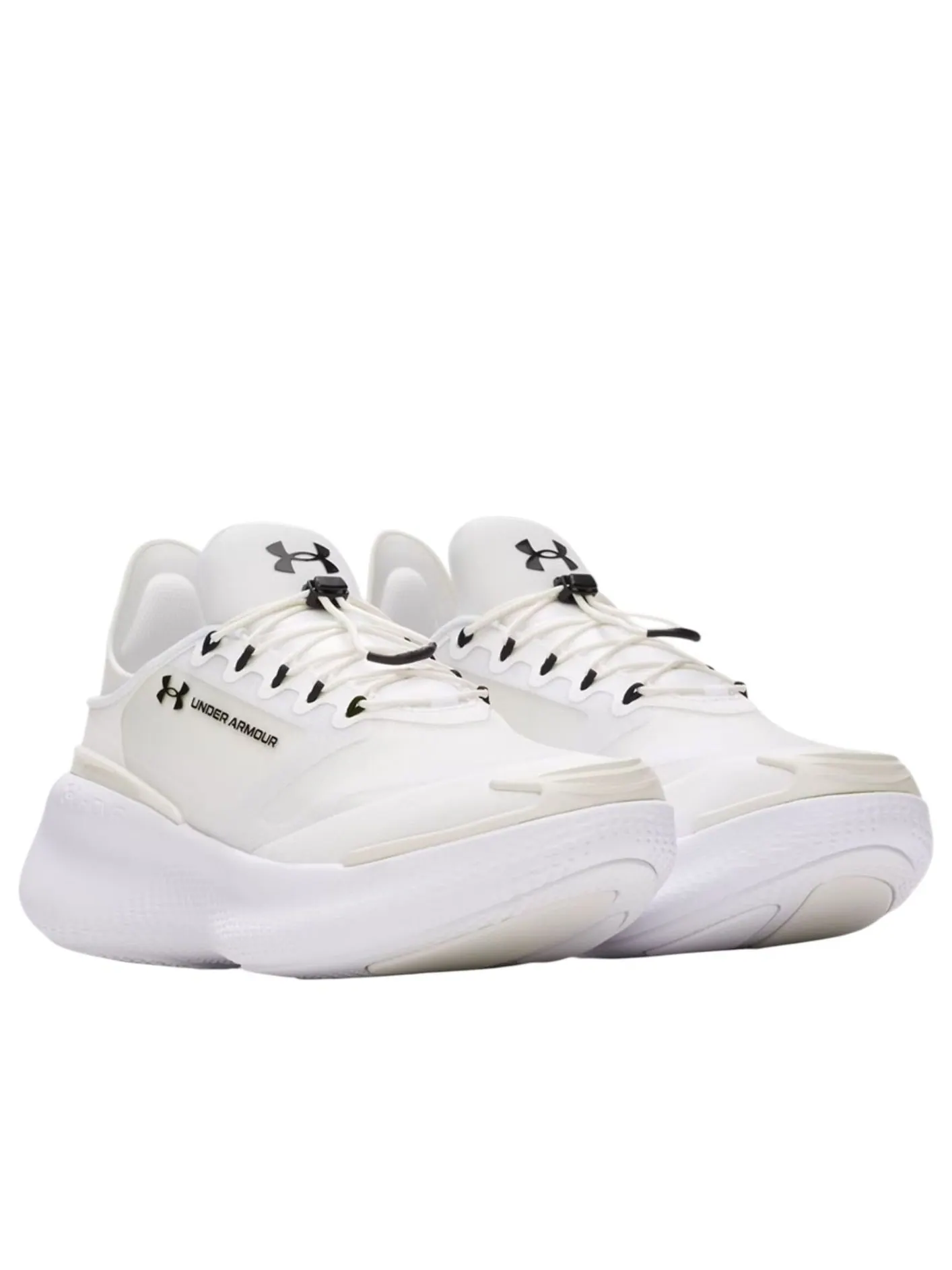 Кроссовки Under Armour Nova SlipSpeed 'White Quartz Black' — изображение 3 из 6, белый/белый/черный