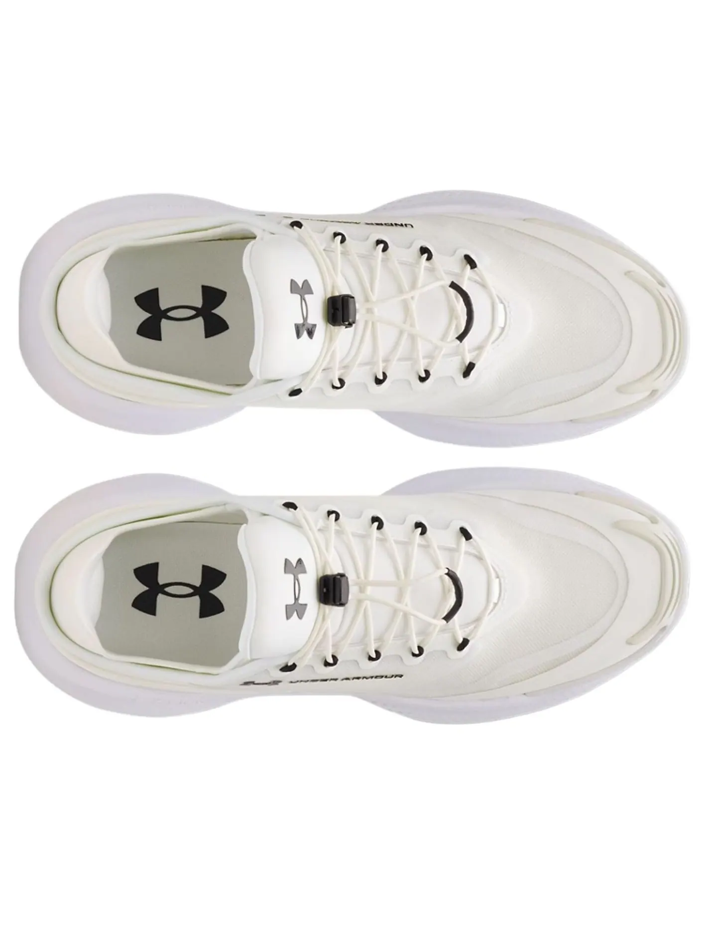 Кроссовки Under Armour Nova SlipSpeed 'White Quartz Black' — изображение 5 из 6, белый/белый/черный