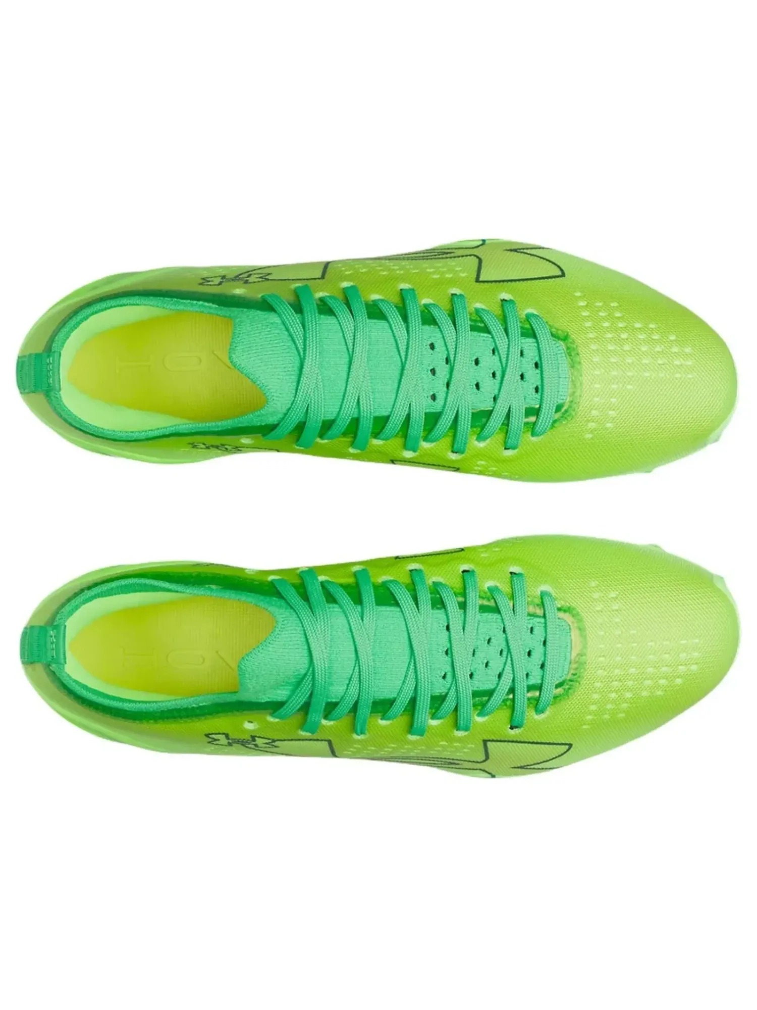 Кроссовки Under Armour Blur Pro 'Green Energy Hyper Green Valiant Green' — изображение 3 из 5, зеленый