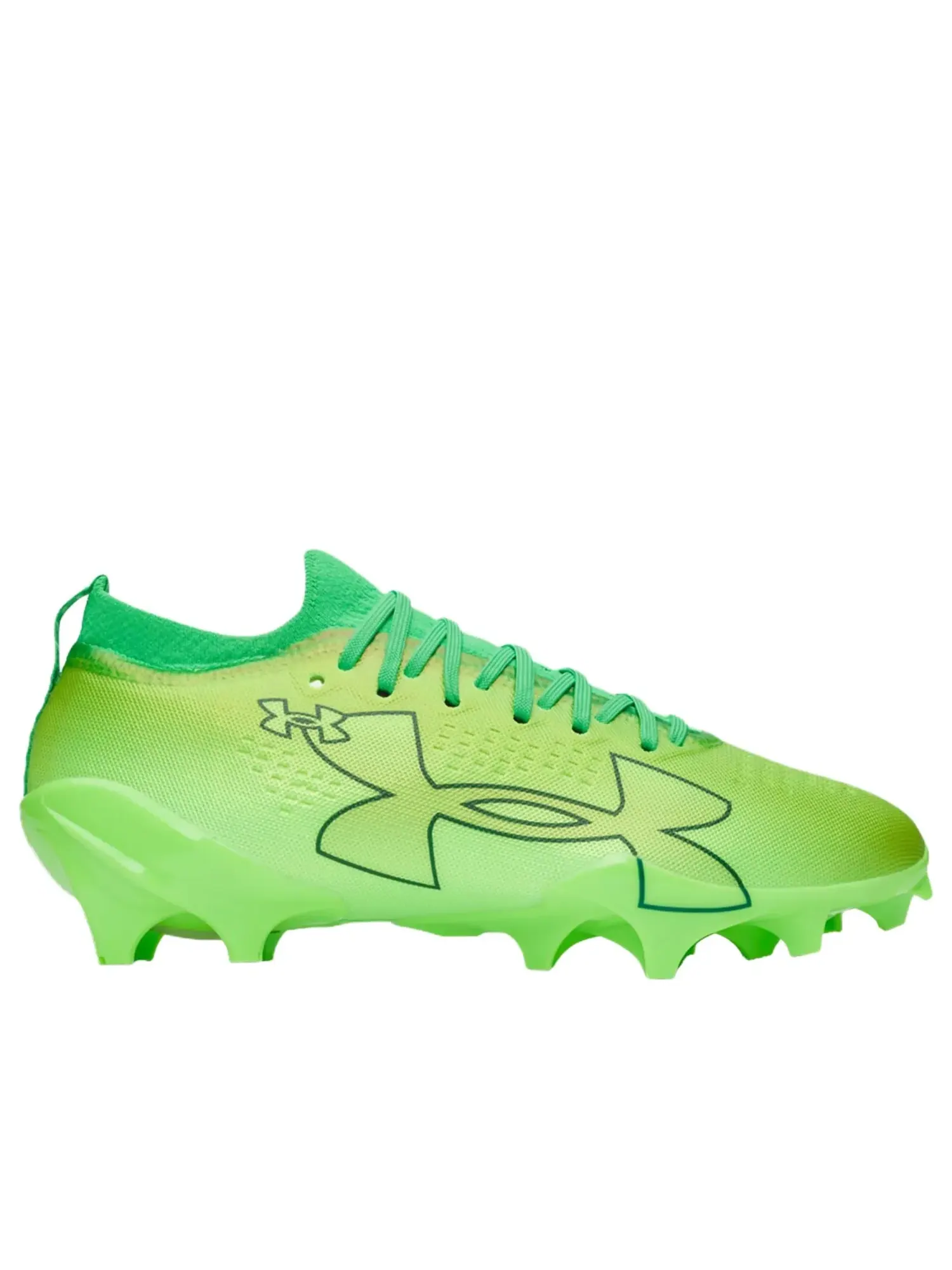 Кроссовки Under Armour Blur Pro 'Green Energy Hyper Green Valiant Green' — изображение 5 из 5, зеленый