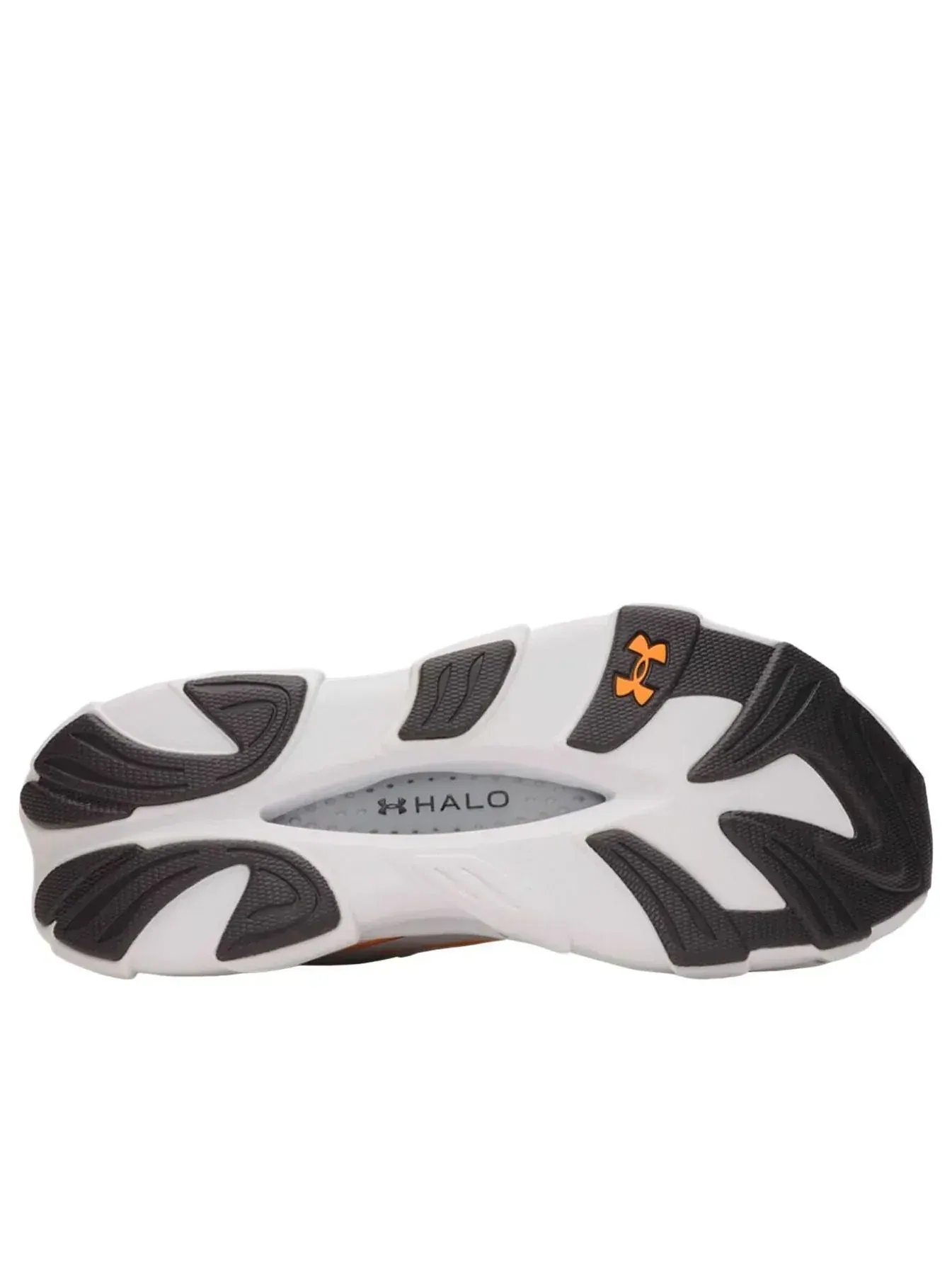 Кроссовки (WMNS) Under Armour Halo Racer 'Halo Gray Orange Bloc Black' — изображение 4 из 5, серый
