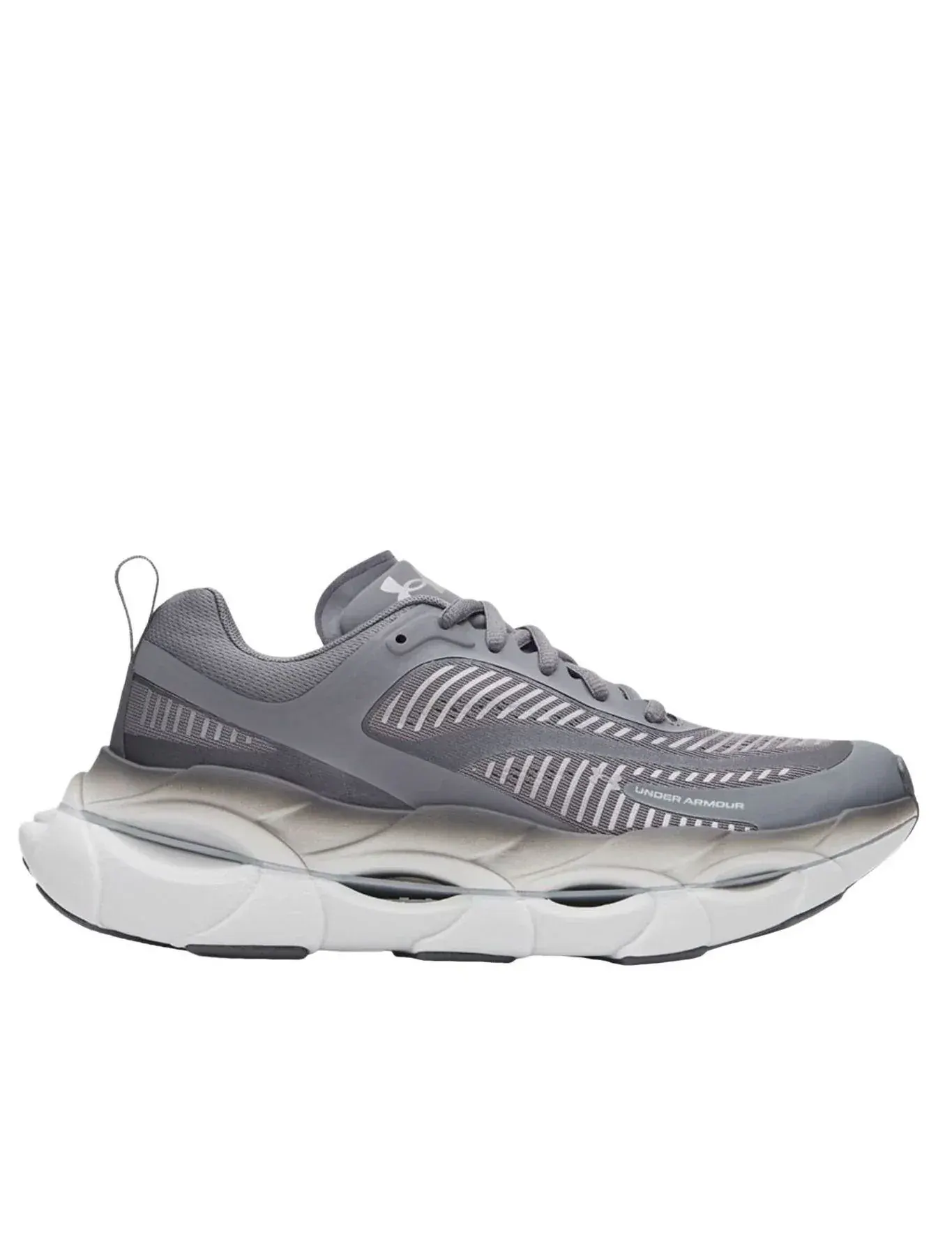Кроссовки (WMNS) Under Armour Halo Racer 'Castlerock Metallic Silver' — изображение 5 из 5, серый