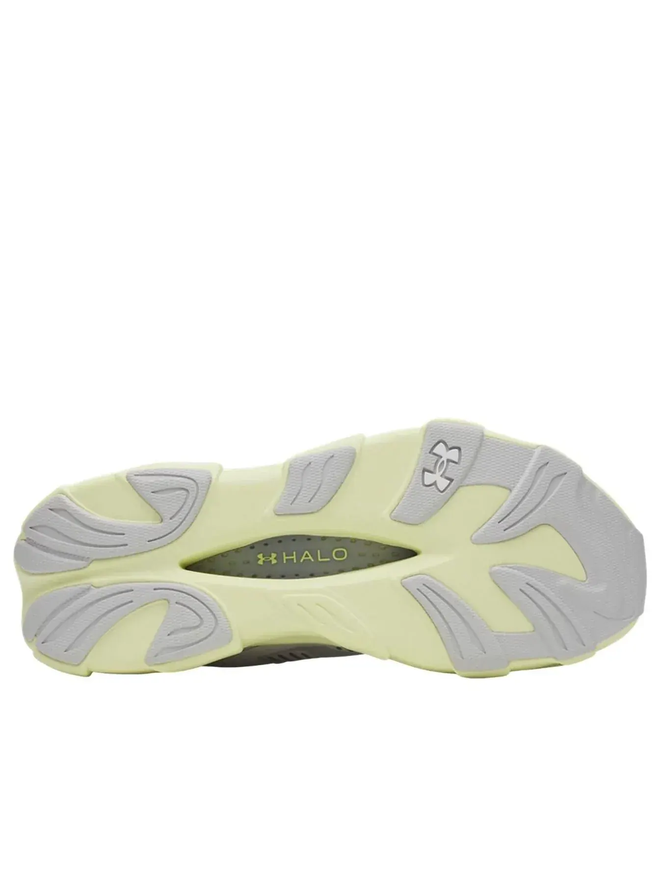 Кроссовки (WMNS) Under Armour Halo Racer 'White Halo Gray Fade Green' — изображение 4 из 5, серый