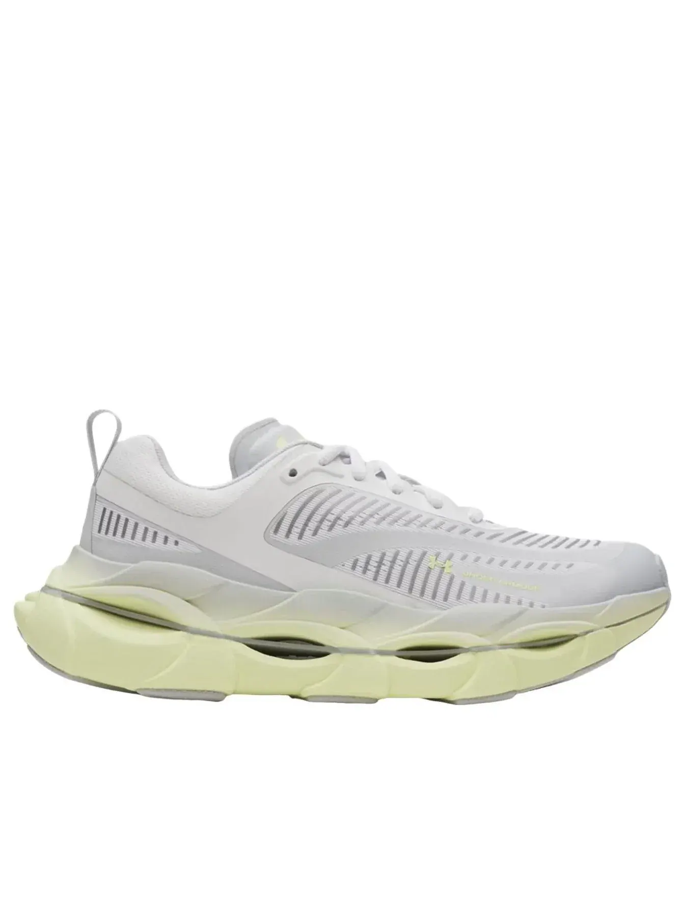 Кроссовки (WMNS) Under Armour Halo Racer 'White Halo Gray Fade Green' — изображение 5 из 5, серый