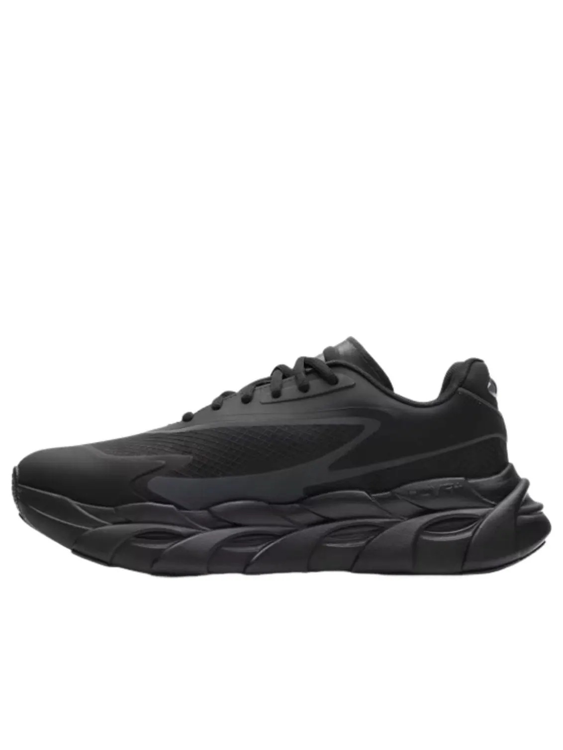 Кроссовки Under Armour Halo Runner 'Triple Black' — изображение 1 из 5, черный/черный