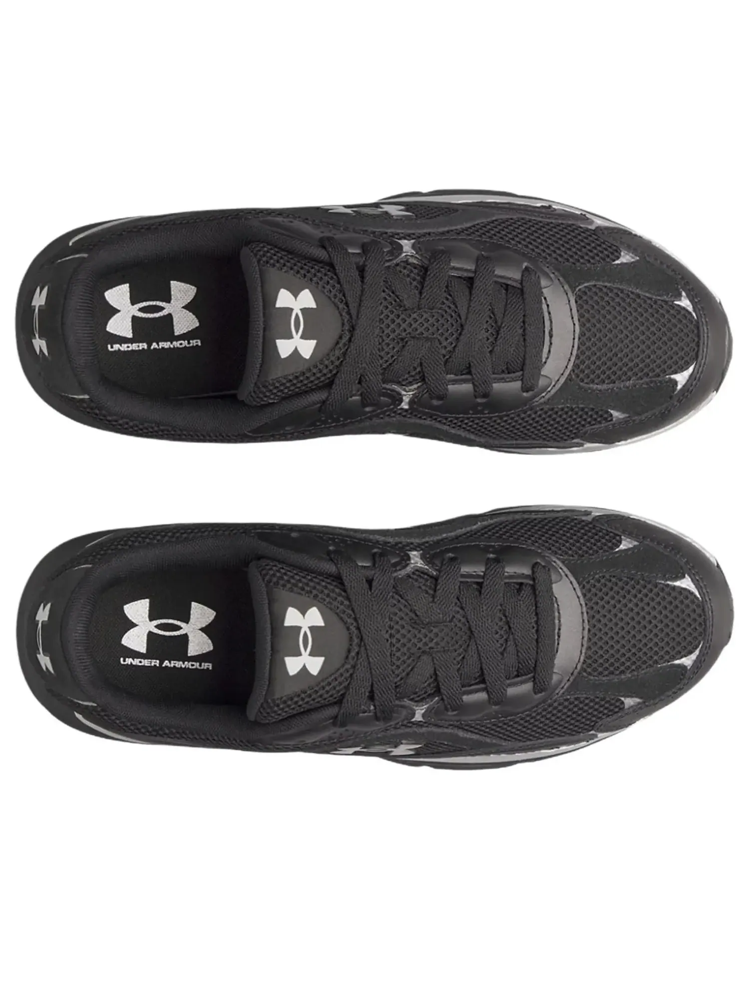 Кроссовки Under Armour Tech Runner 'Black Metallic Silver' — изображение 4 из 5, черный