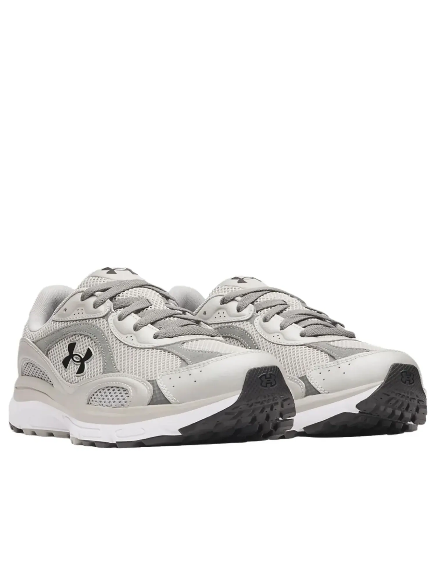 Кроссовки Under Armour Tech Runner 'Titanium Clay Green Black' — изображение 3 из 5, серый