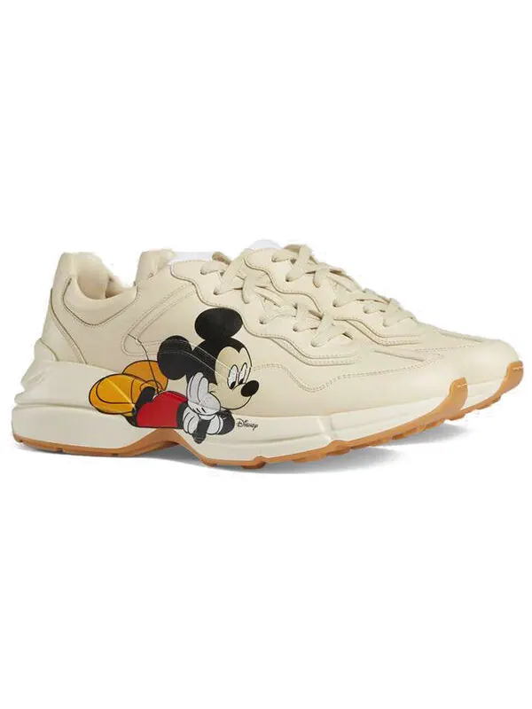 Кроссовки disney x rhyton 'mickey mouse' Gucci — изображение 2 из 4, белый