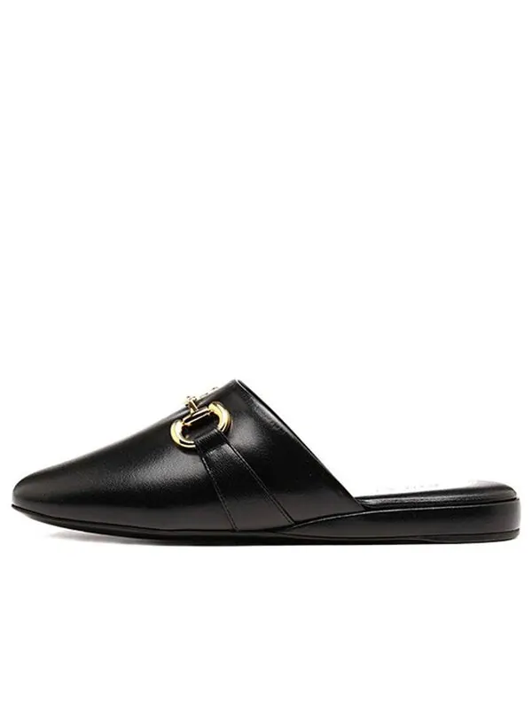 Сандалии princetown mules 'black leather' Gucci — изображение 1 из 3, черный