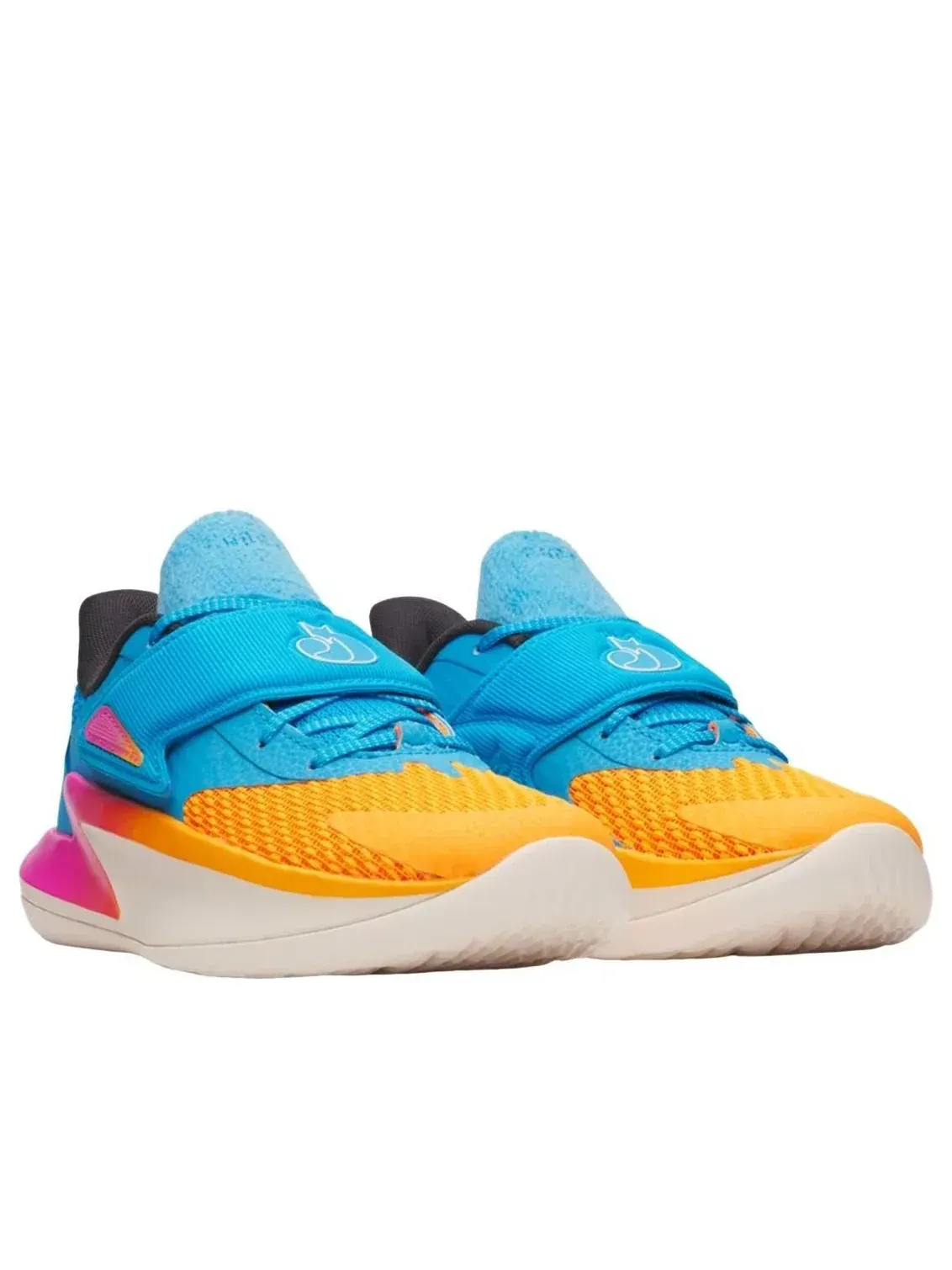 Кроссовки (GS) Under Armour Curry Fox 2 'Hooptopia' — изображение 2 из 4, синий