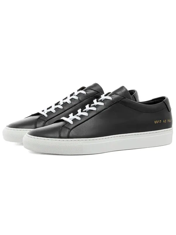 Кроссовки achilles low 'black white sole' Common Projects — изображение 2 из 4, черный/белый