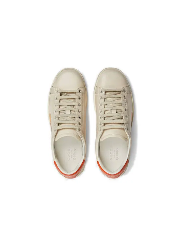 Кроссовки disney x ace low 'mickey mouse - ivory' Gucci — изображение 3 из 4, бежевый
