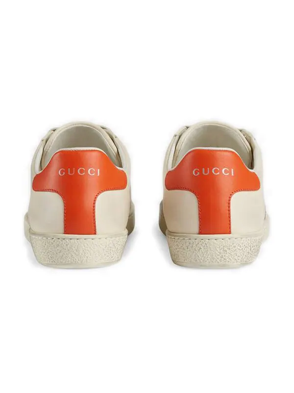Кроссовки disney x ace low 'mickey mouse - ivory' Gucci — изображение 4 из 4, бежевый