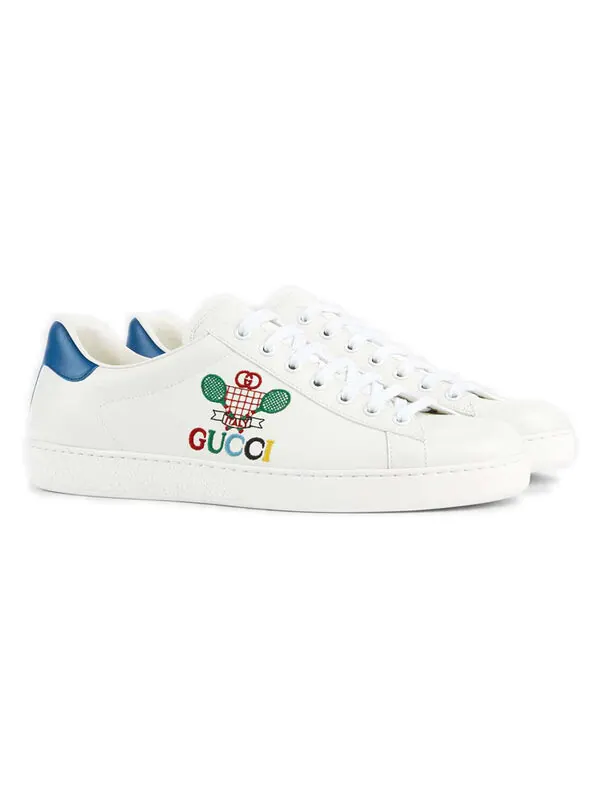 Кроссовки ace ' tennis' Gucci — изображение 2 из 4, белый